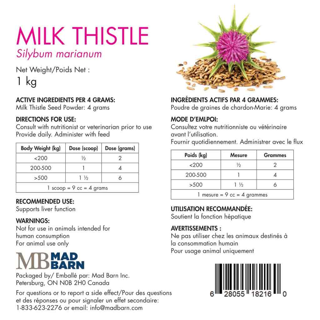 MADBARN MILK THISTLE 1KG