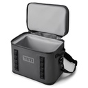 YETI INTL HOPPER FLIP 18 CHARCOAL open