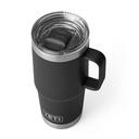 YETI RAMBLER TRAVEL MUG BLACK 20OZ