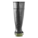 BAFFIN PETROLIA RUBBER BOOT STP BLACK/GREEN SZ 10 back