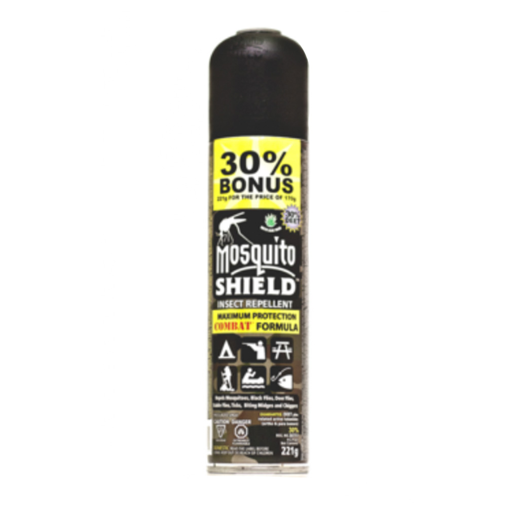 DV - MOSQUITO SHIELD COMBAT FORMULA AEROSOL REPELLENT 220G