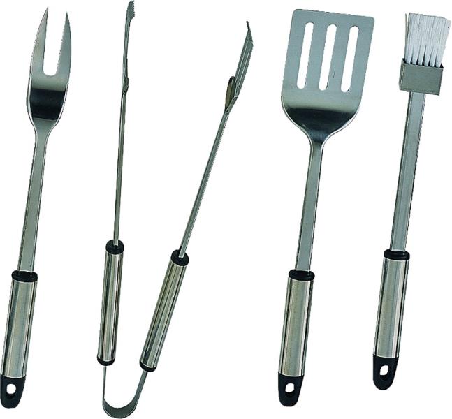 OMAHA STAINLESS STEEL BBQ TOOL SET 