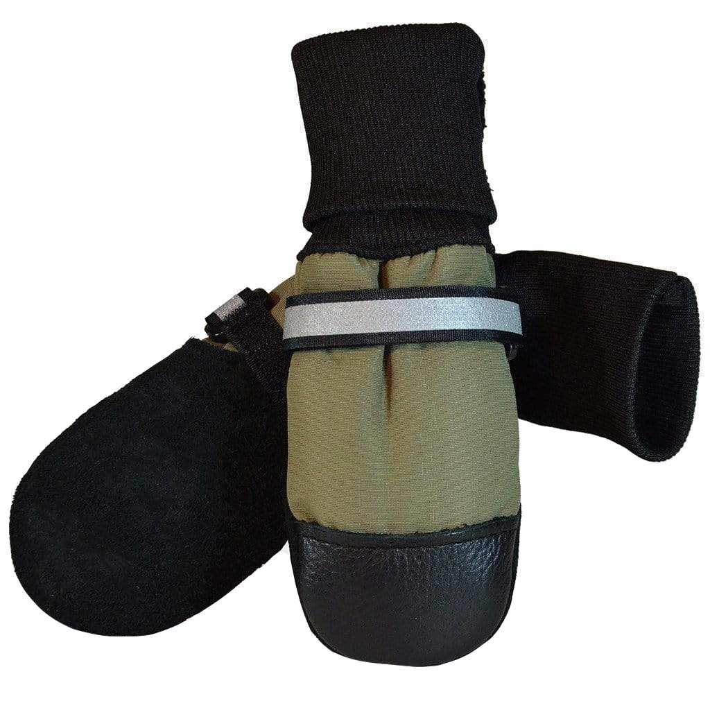 DMB - DMB - MUTTLUKS FLEECE LINED DOG BOOTS GREEN SM