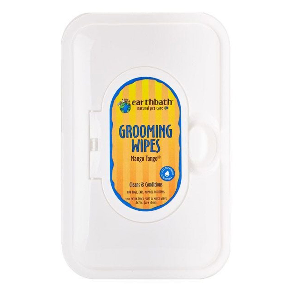 DR - EARTHBATH MANGO GROOMING WIPES 100CT