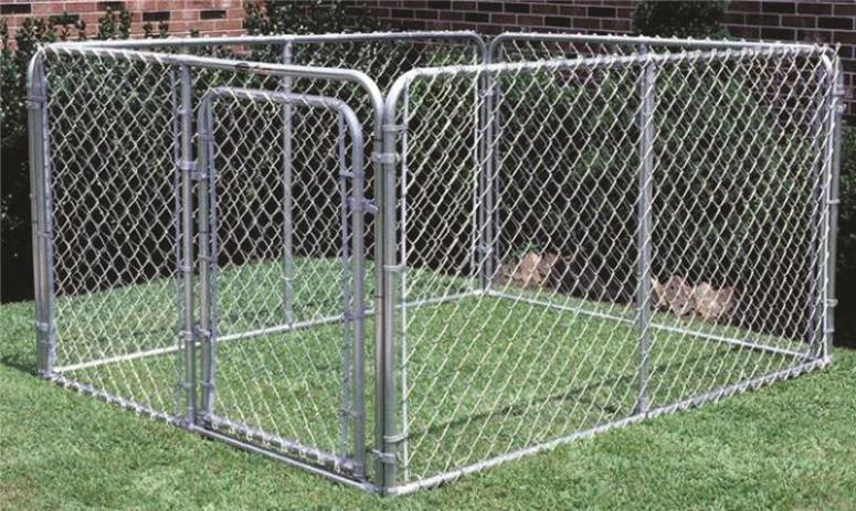 DMB - SPS DOG KENNEL GALVANIZED 10X10X6FT