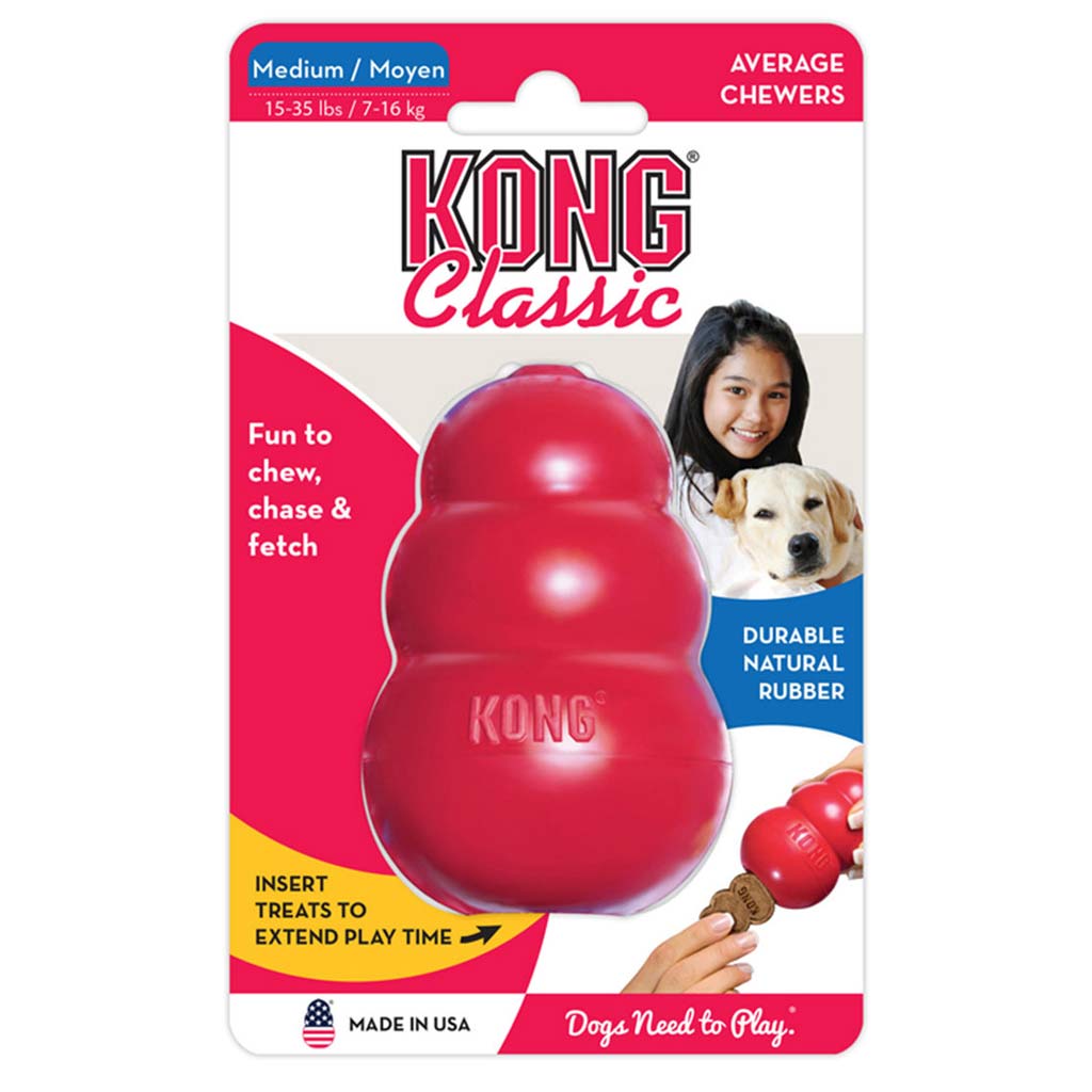 KONG CLASSIC RED MED