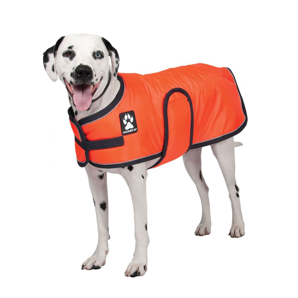 DV - SHEDROW K9 TUNDRA DOG COAT ORANGE/CHARCOAL MS