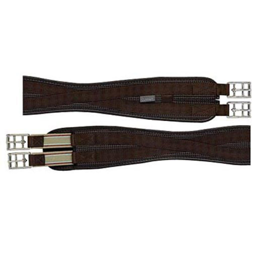 DMB - GER-RYAN ENGLISH GEL GIRTH ELASTIC END BROWN 50&quot;