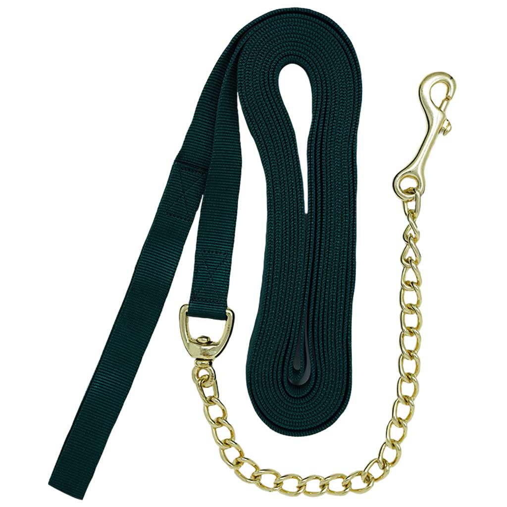 DMB - GER-RYAN LUNGE LINE W/ CHAIN GREEN 30'