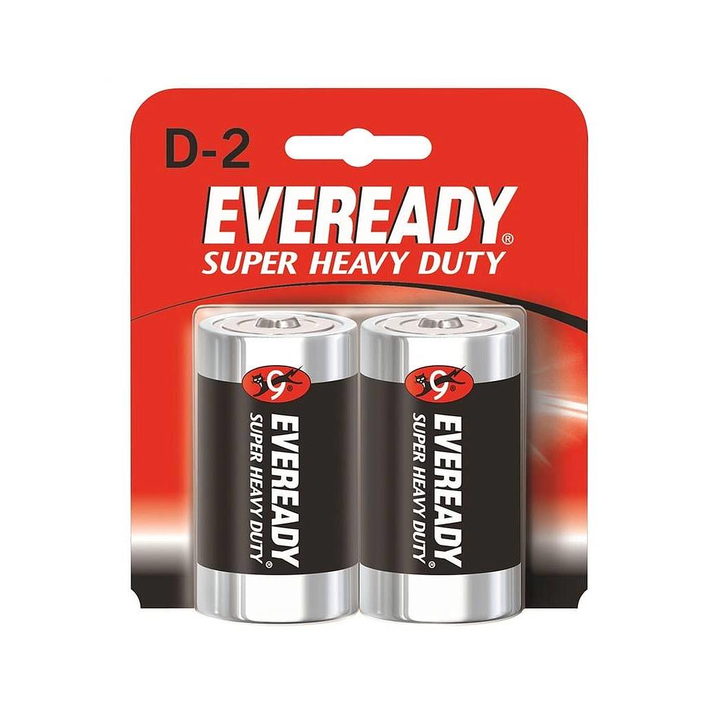 EVEREADY SUPER D 2/CRD BATTERY