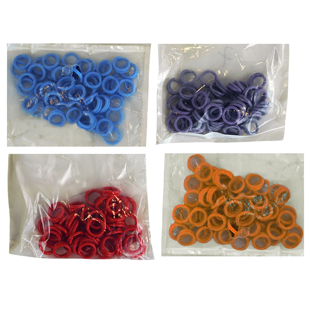 LEG BANDS 9/16&quot; CHICKEN (14mm)(50PK)