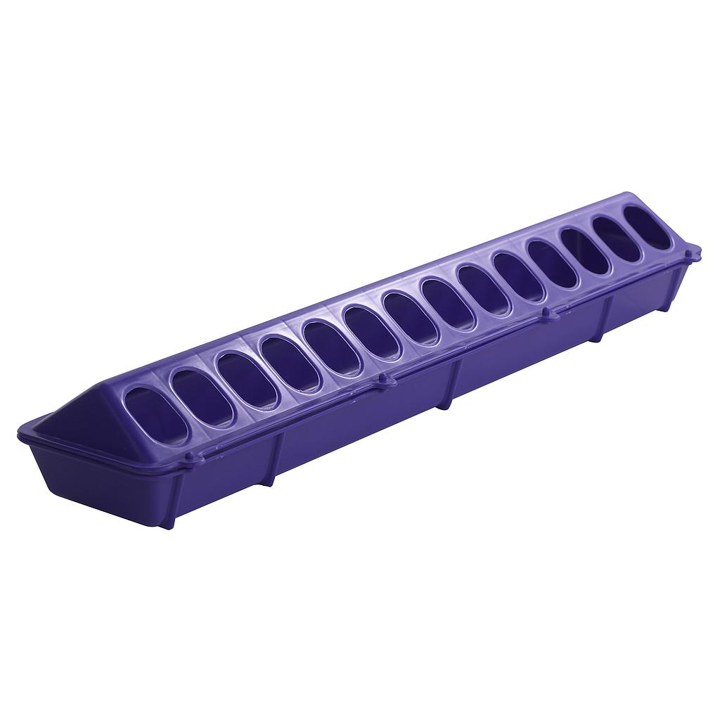 LITTLE GIANT FLIP TOP PLASTIC FEEDER,  PURPLE 20&quot;