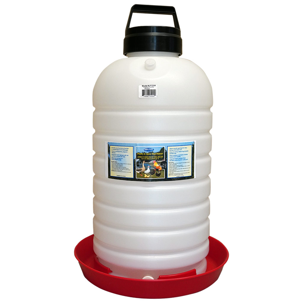 FARM TUFF WATERER TOP FILL PLASTIC 7GAL