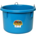 [10037694] MILLER FEED TUB PLASTIC ROUND W/HOOKS 8GAL NAVY P800