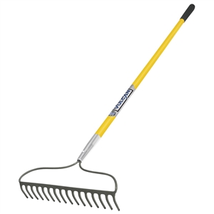 VULCAN BOW RAKE 17&quot;W STEEL 16-TINE 34548 R16-AMF