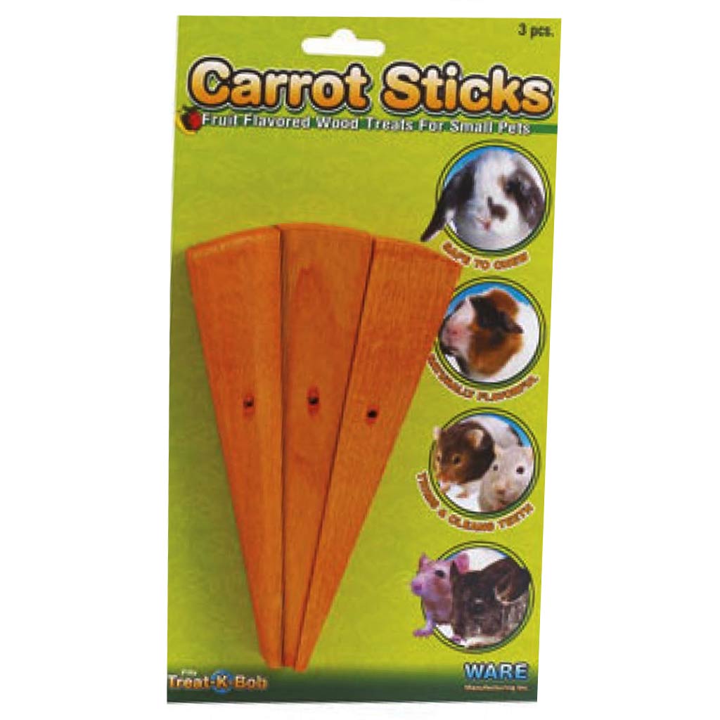 DMB - WARE CARNIVAL CROPS CARROT STICKS CHEWS 3PC