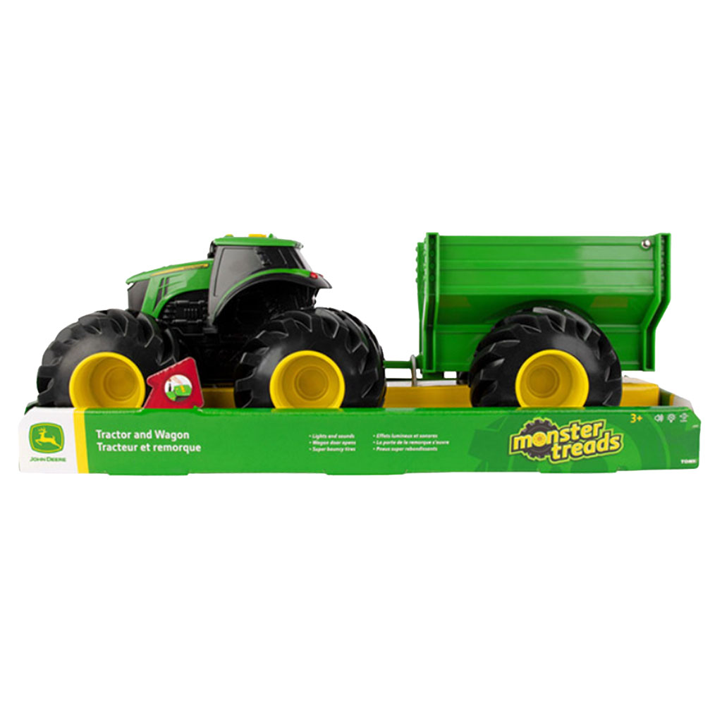 DV - JOHN DEERE 8&quot; MONSTER TREADS TRACTOR W/ WAGON