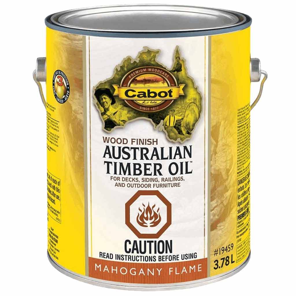 DMB - CABOT TIMBER OIL 3.78L, MAHOGANY FLAME