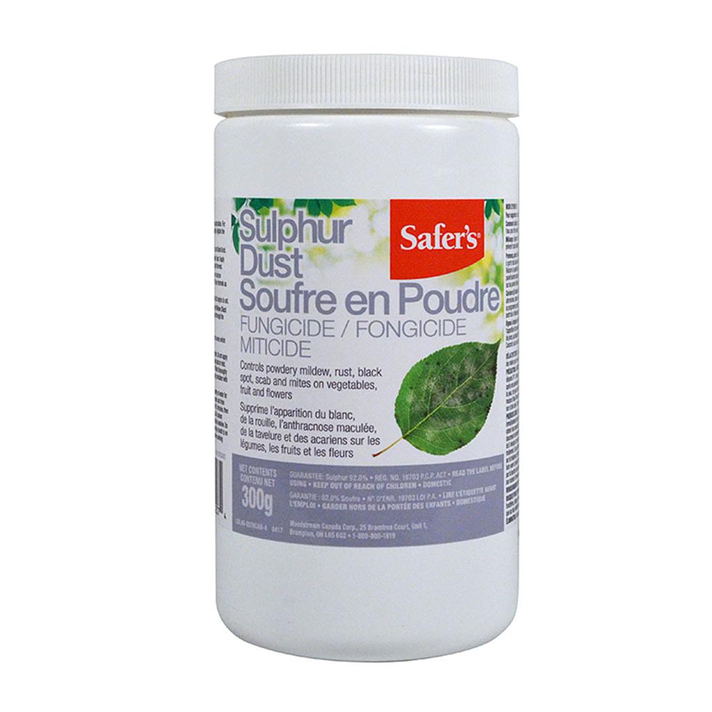 SAFER'S GARDEN SULPHUR DUST MITICIDE &amp; FUNGICIDE 300G