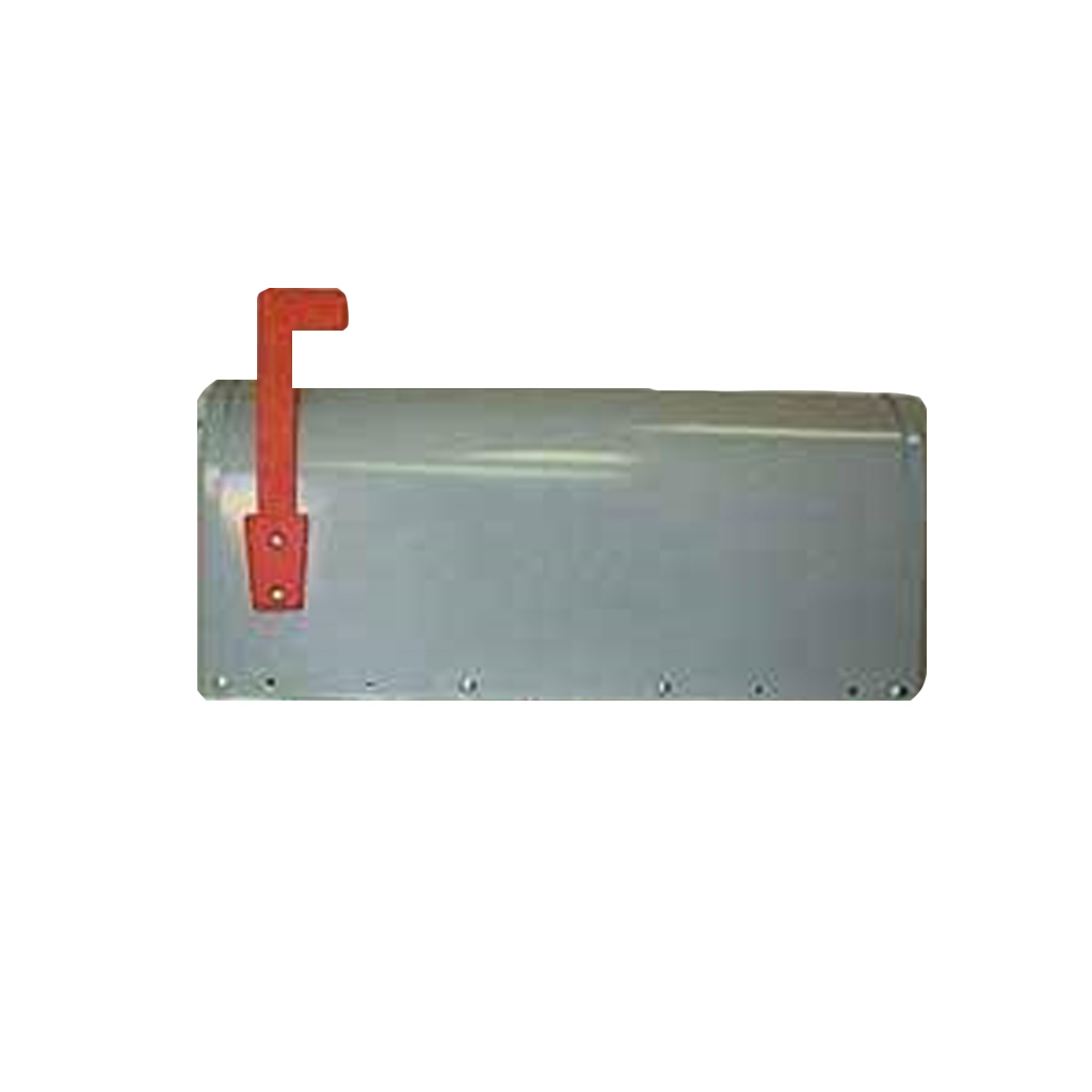 DV - DANCY RURAL MAILBOX STL GREY, 7-1/4&quot;W X 20-1/2&quot;D X 9&quot;H