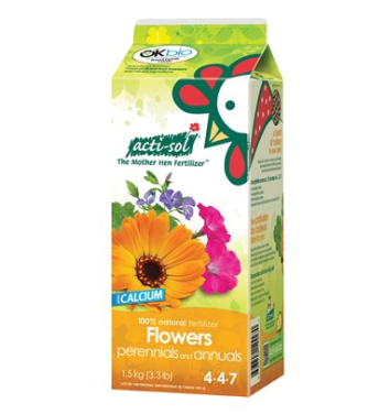 ACTI-SOL 4-4-7 FLOWERS ORGANIC FERTILIZER 1.5KG