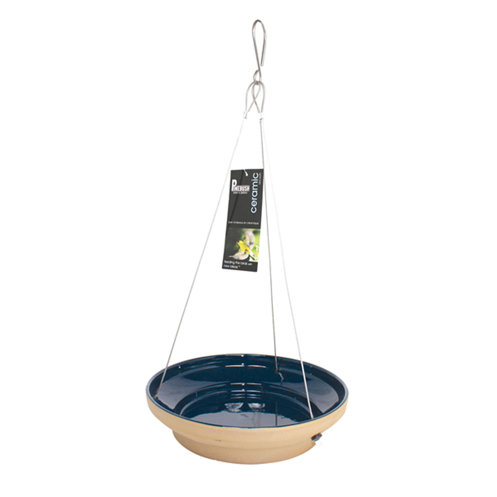 DMB - PINEBUSH CERAMIC BIRDBATH