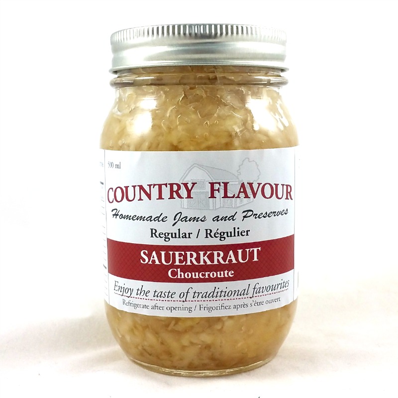 COUNTRY FLAVOUR 500ML SAUERKRAUT 