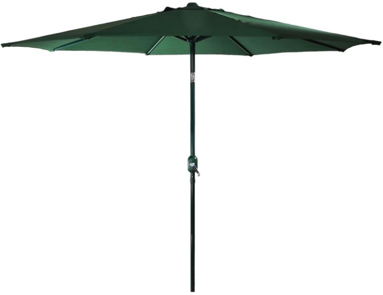 SEASONAL TRENDS UMBRELLA 9FT CANOPY GREEN