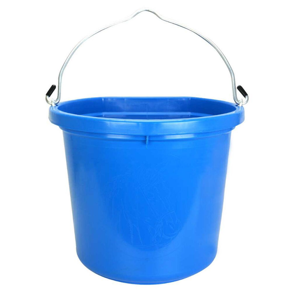 FORTEX BUCKET FLAT BACK POLY 20QT BLU