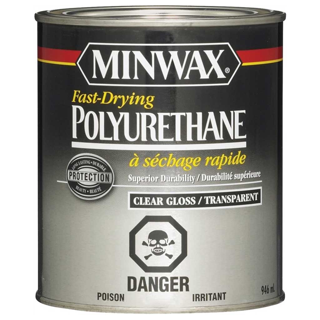 MINWAX POLYURETHANE PAINT CLEAR GLOSS 236ML