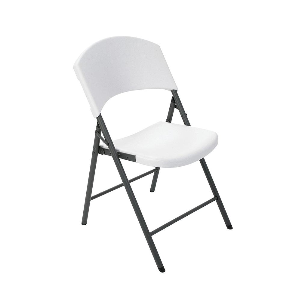 DMB - LIFETIME FOLDING CHAIR PLASTIC WHITE - 7125768