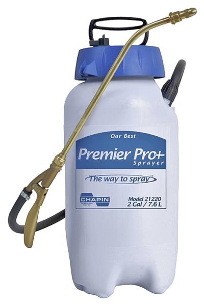 CHAPIN SPRAYER 2GAL PREMIER PRO XP HANDPUMP POLY W/ BRASS WAND 21220XP