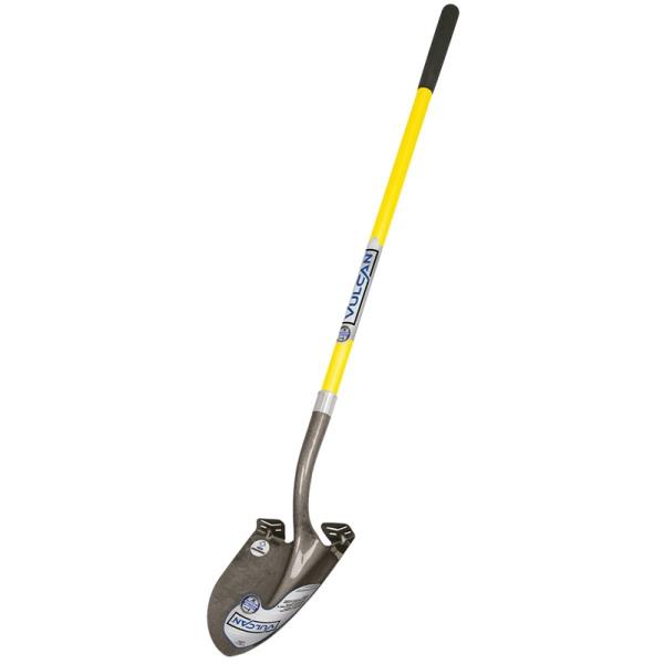 VULCAN ROUND POINT SHOVEL W 48&quot; FIBERGLASS HNDL (33251) PRL-F