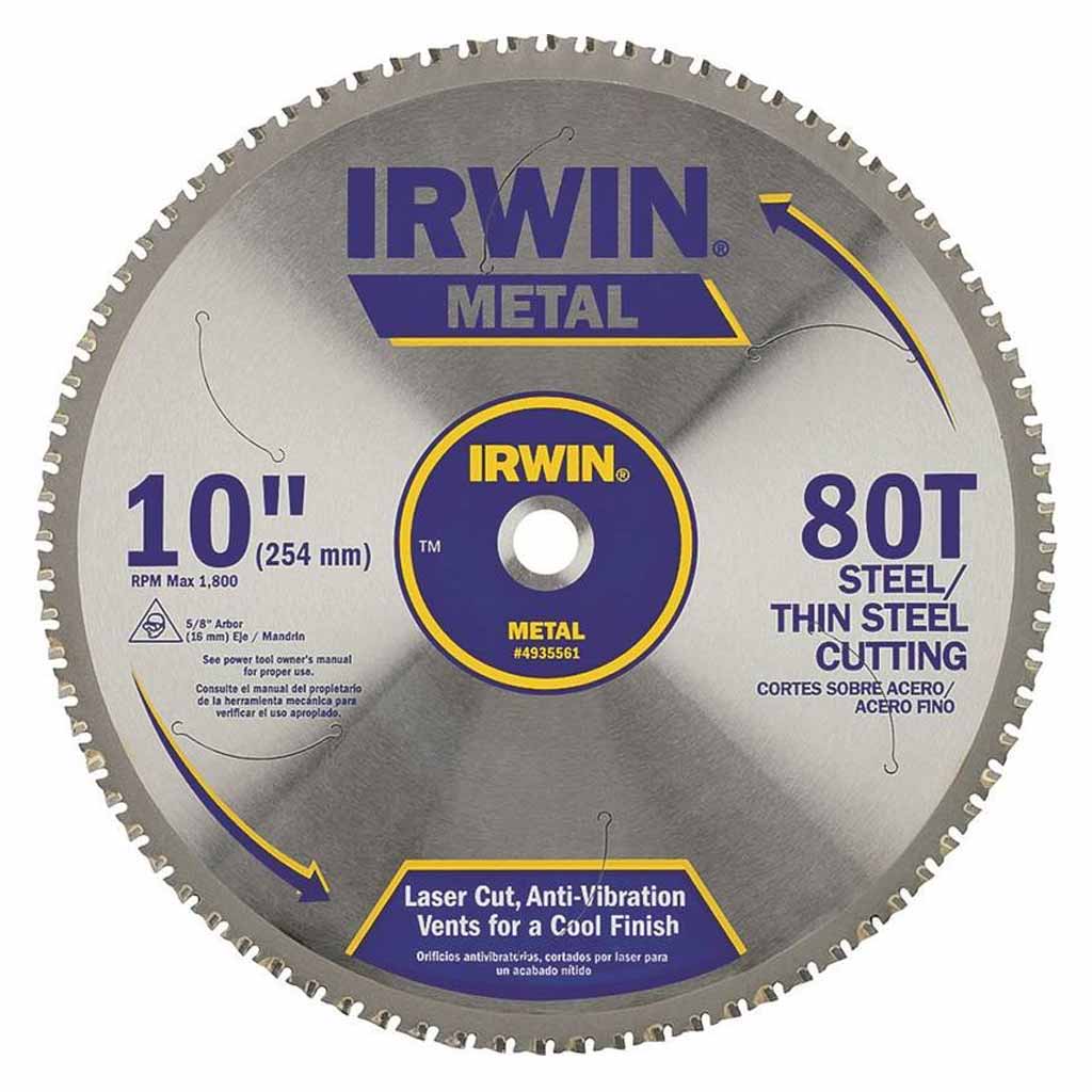 DMB - IRWIN METAL CUTTING BLADE CARBIDE, 10&quot;DIA, 80 TEETH