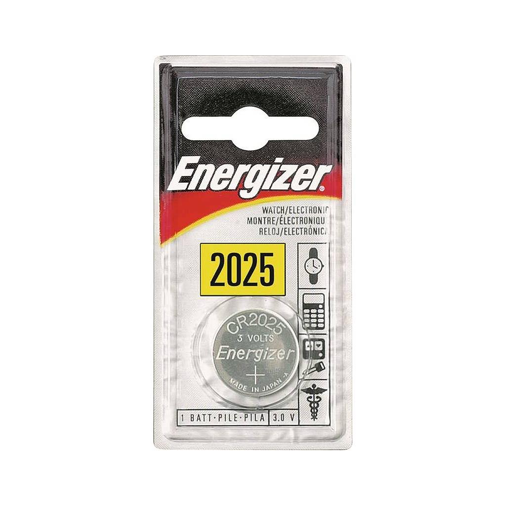 ENERGIZER WATCH BATTERY 2025 LITHIUM 3V