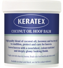 KERATEX COCONUT OIL HOOF BALM BLACK 400G