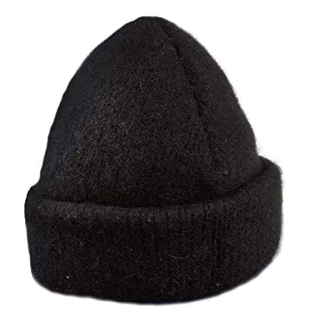 DV - BOILED WOOL BEANIE BLACK XL