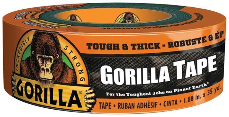 DV - GORILLA DUCT TAPE BLK, 32M L X 48MM W