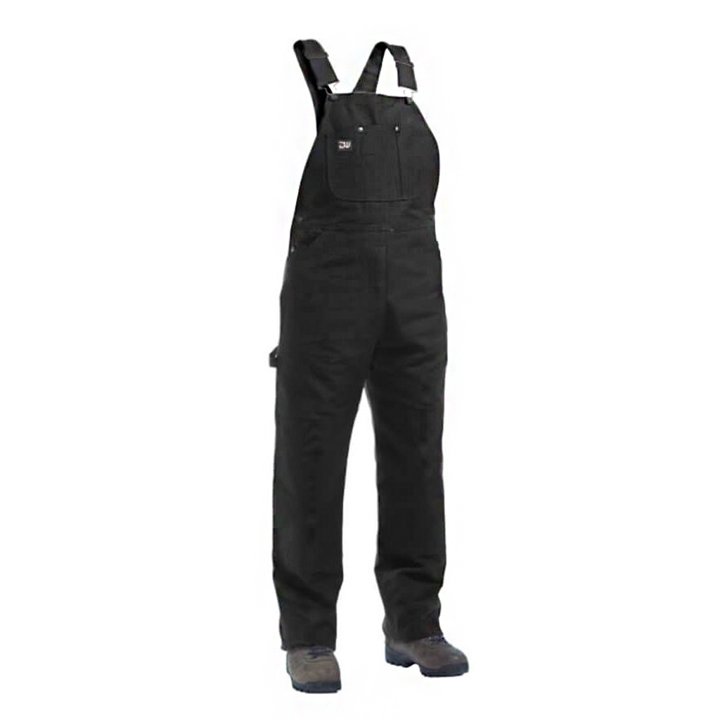 DV - TOUGH DUCK WOMEN'S BIB OVERALL UNLINED BLK MED