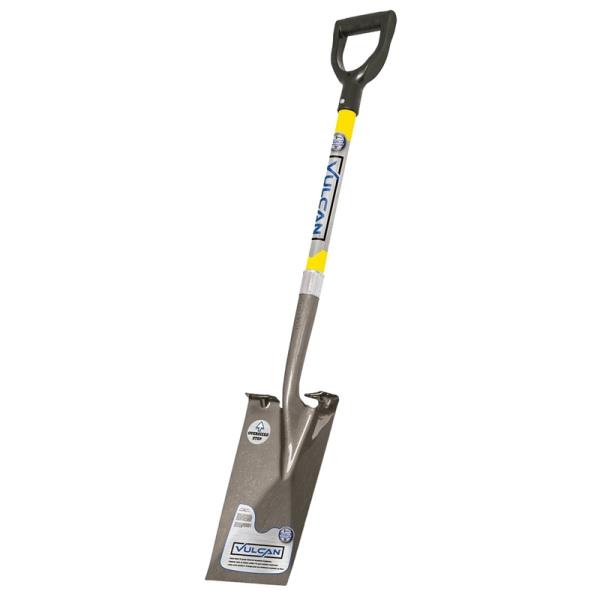 VULCAN GARDEN SPADE 7&quot; SHOVEL 29&quot; FIBERGLASS D-GRIP