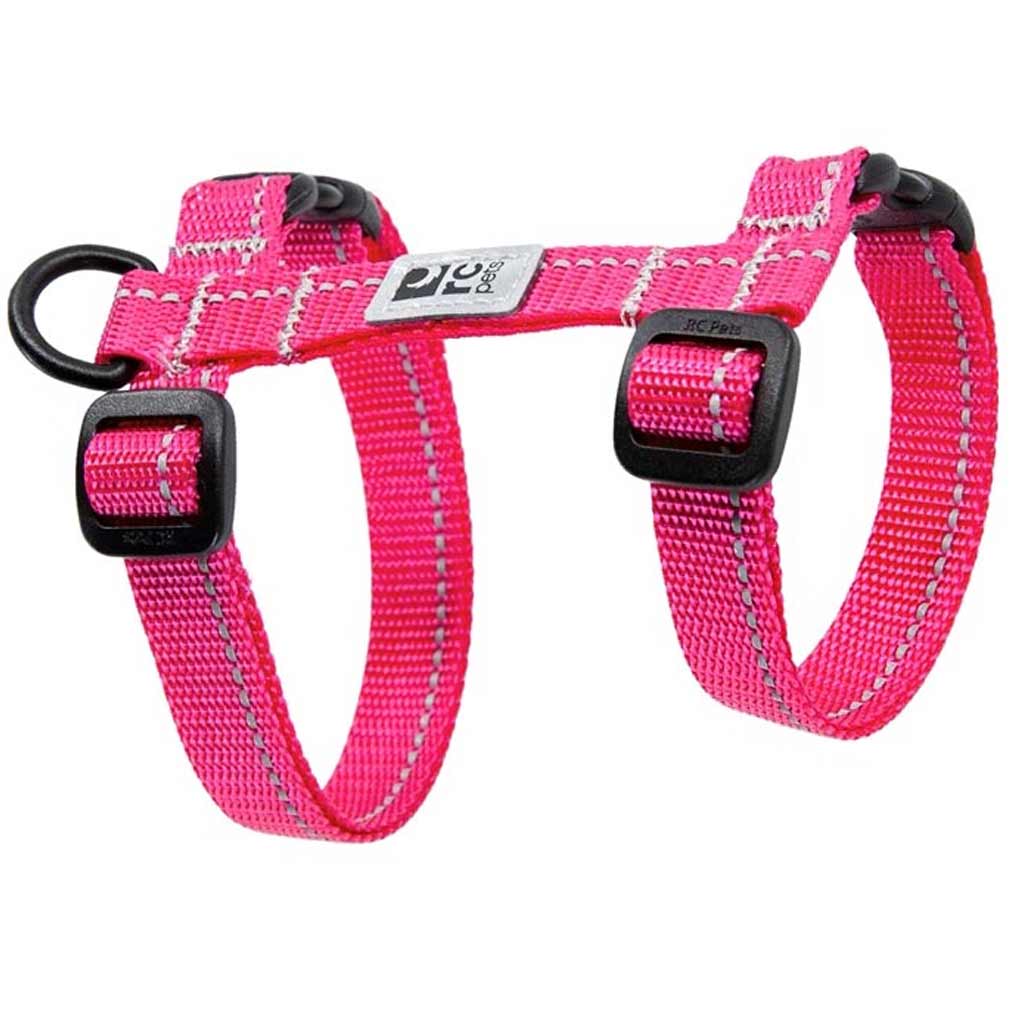 DMB - RC PET  KITTY HARNESS MED RASPBERRY