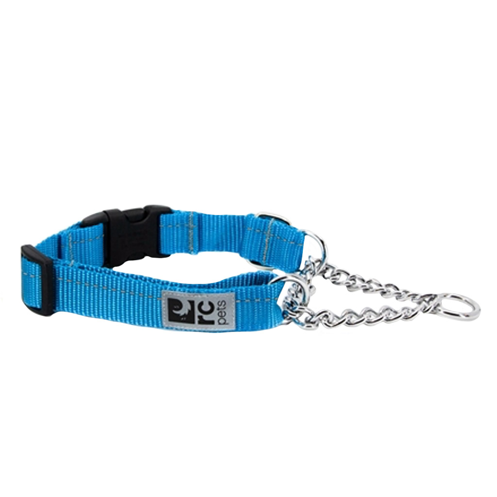 DV - RC PETS TRAINING CLIP COLLAR  LRG 1&quot; CYAN