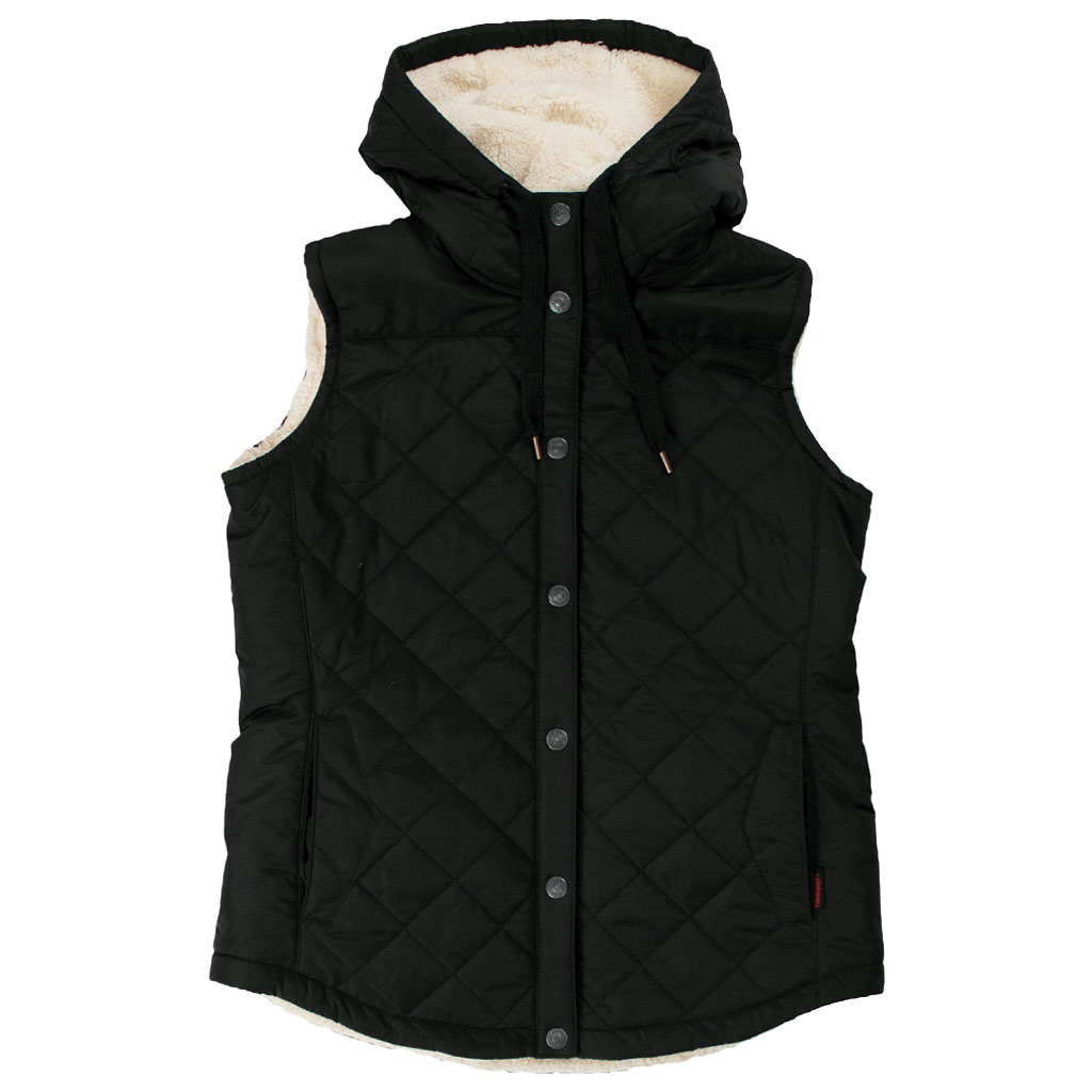 DV - TOUGH DUCK LADIES SHERPA LINED VEST MED