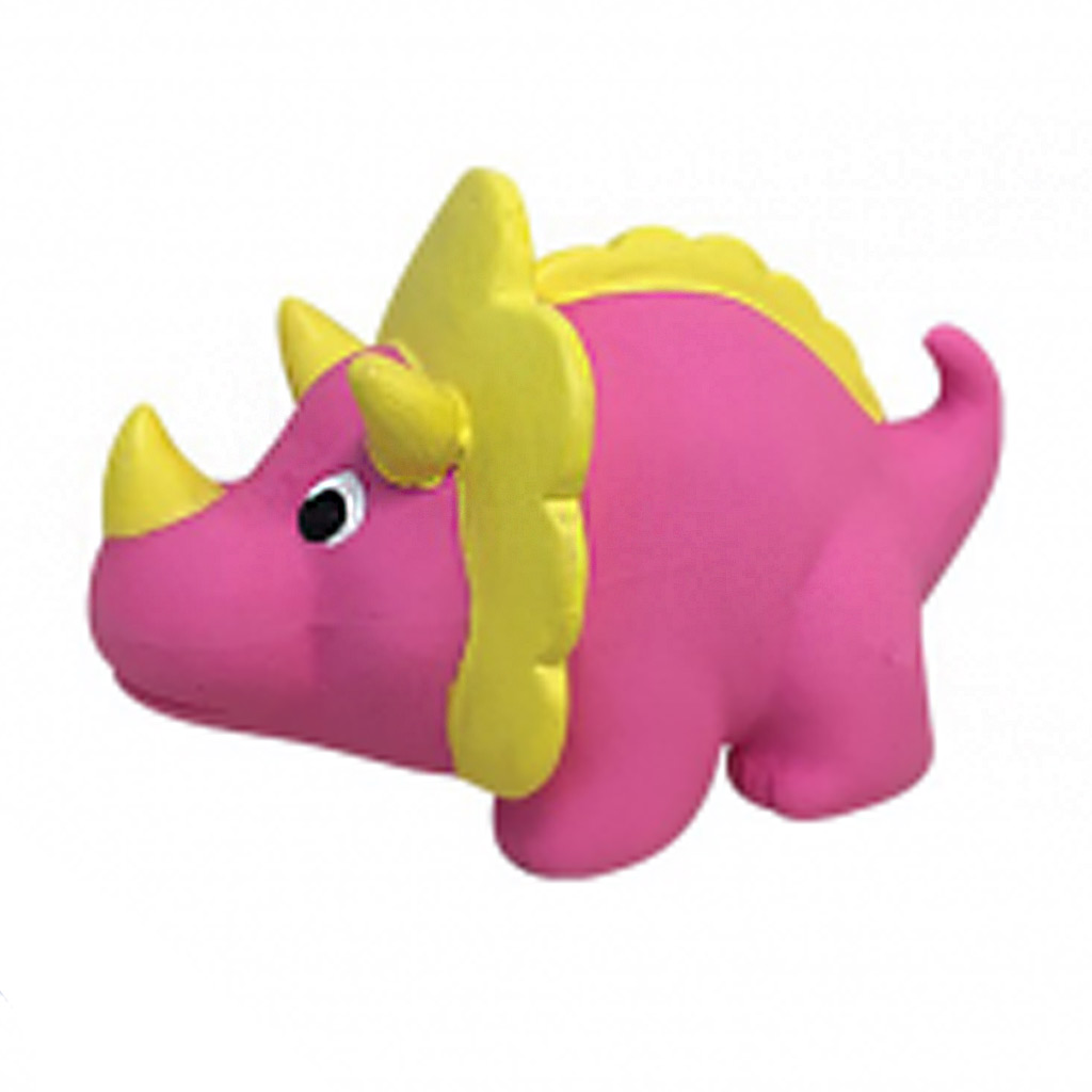 DV - FOUFOU DOG DINO LATEX TOY TRICERATOPS