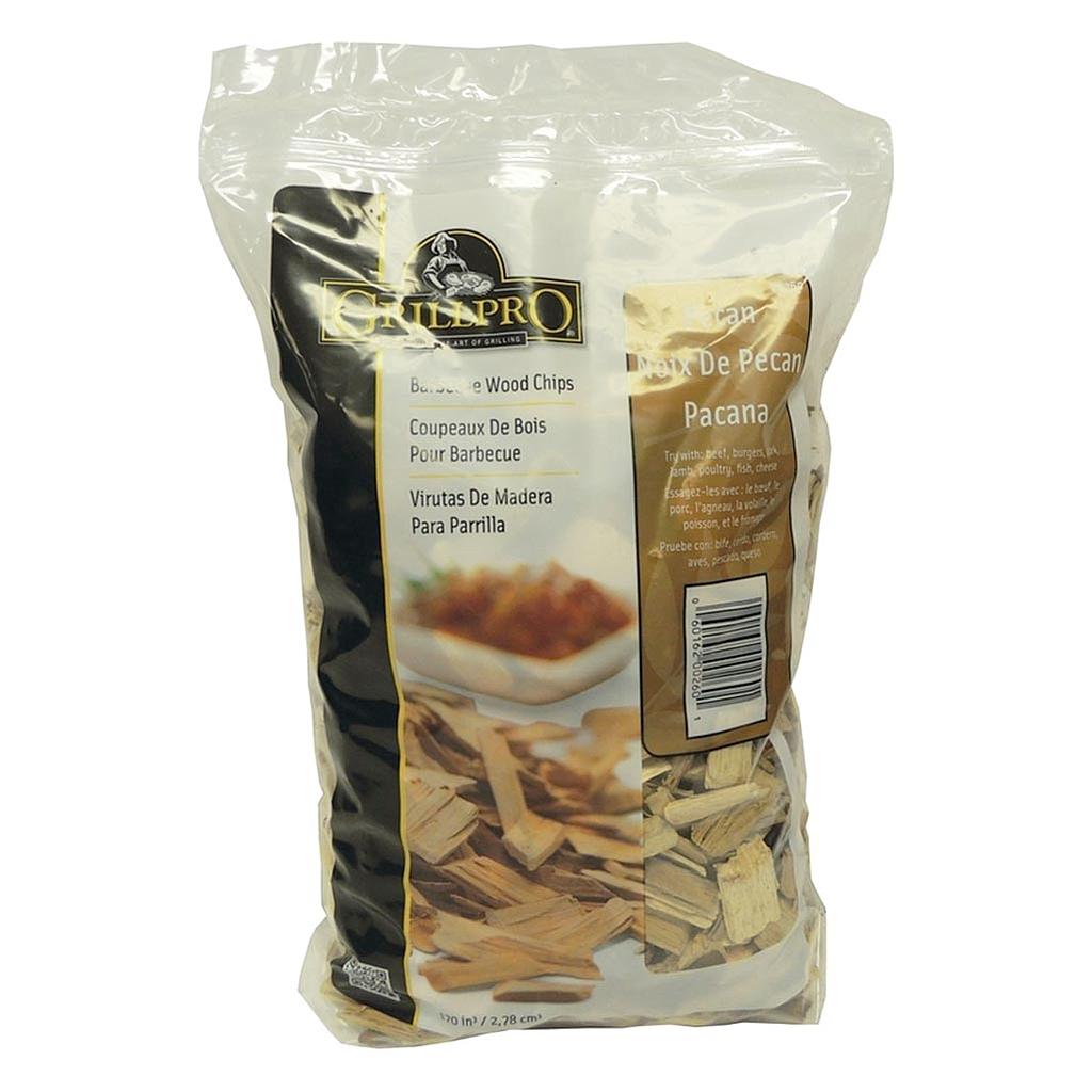 DMB - GRILLPRO PECAN WOOD CHIPS 2LB BAG