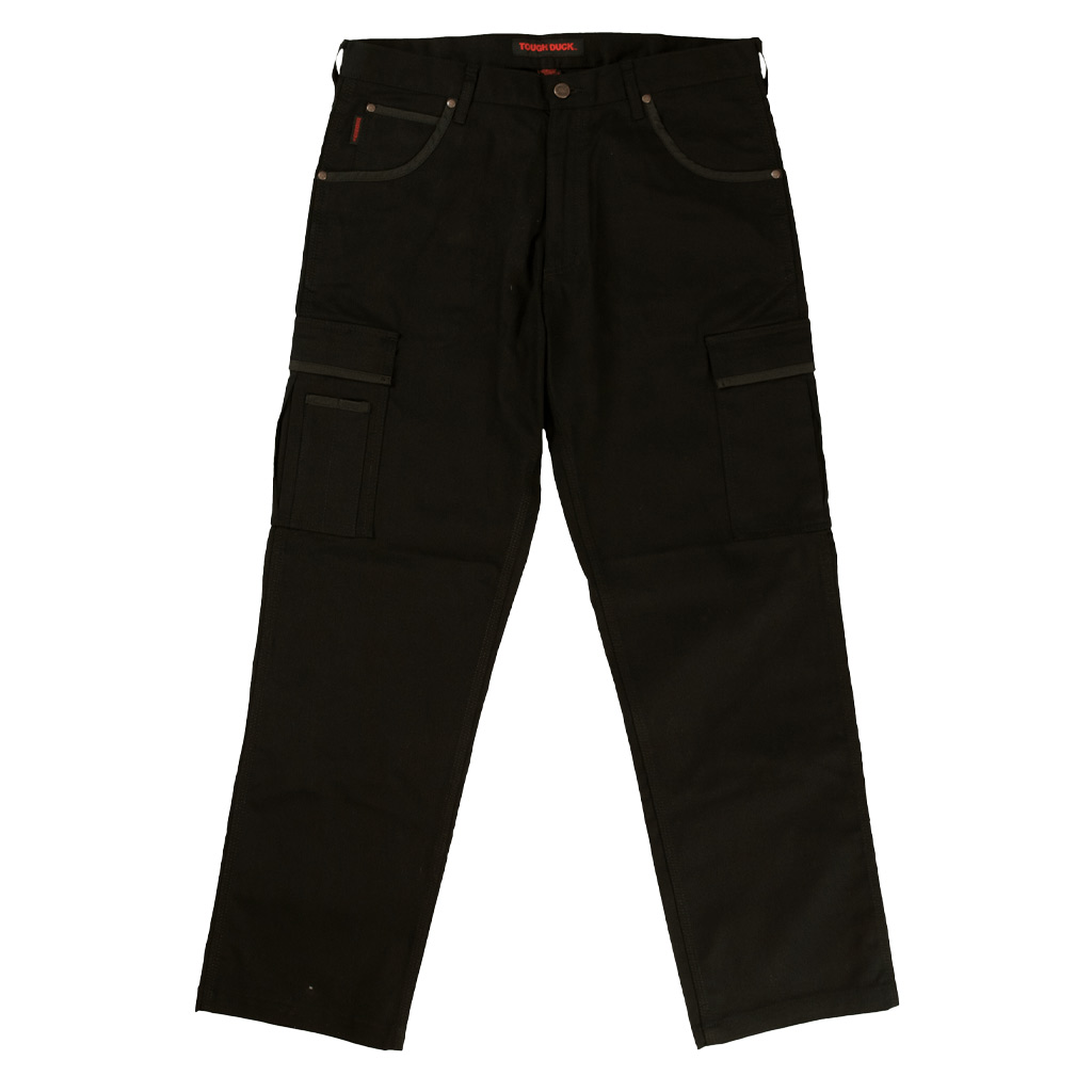 DMB - TOUGH DUCK FLEX TWILL CARGO PANT BLACK 38W/34