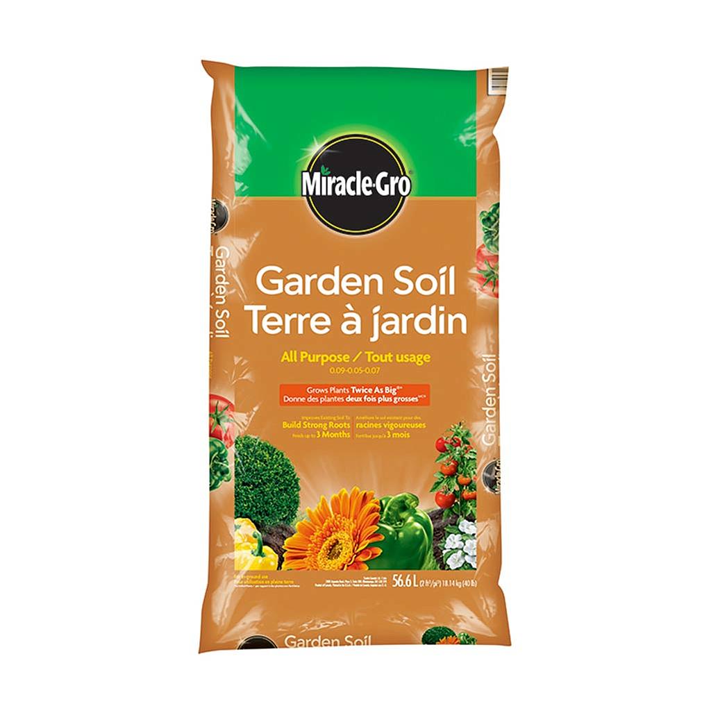 MIRACLE GRO GARDEN SOIL ALL PURPOSE 56.6L 