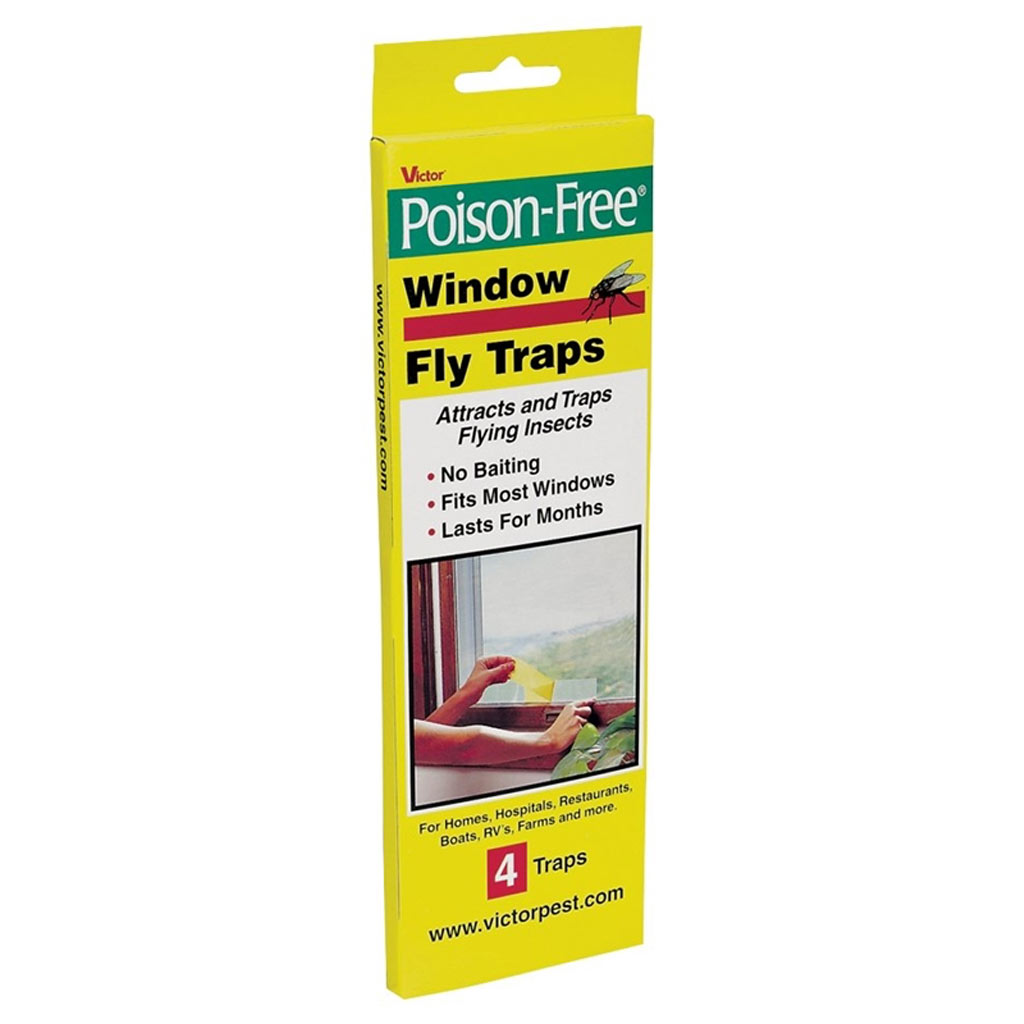 DR - TERRO FLY MAGNET WINDOW TRAP (4PK) T520