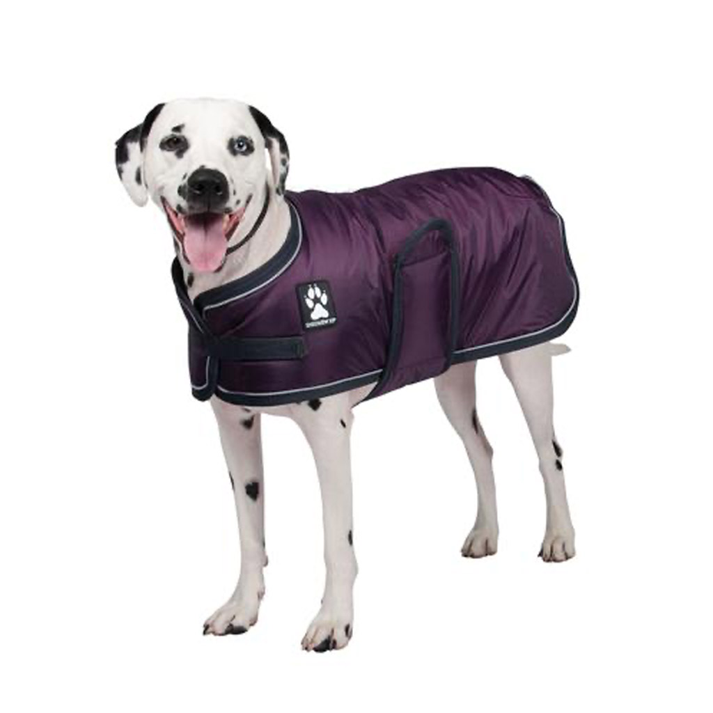 DV - SHEDROW K9 TUNDRA DOG COAT PLUM PERFECT SM