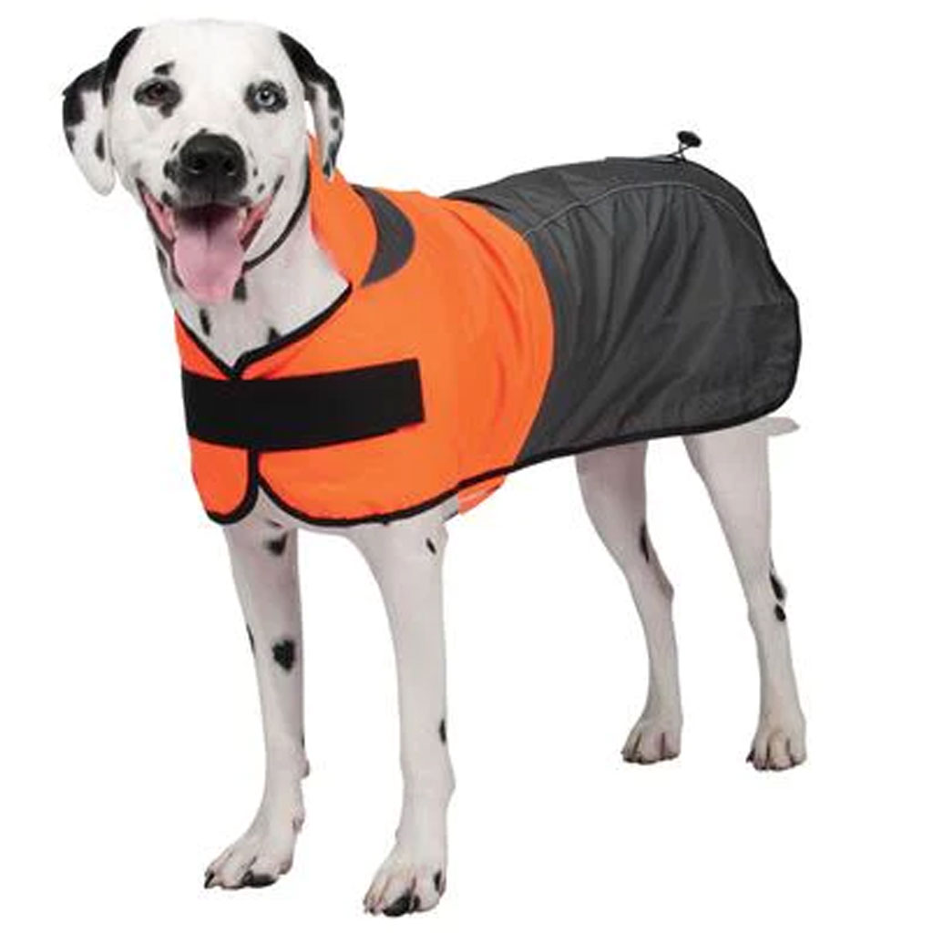 DMB - SHEDROW K9 CLOUDBURST RAIN JACKET NEON ORANGE/GREY MS